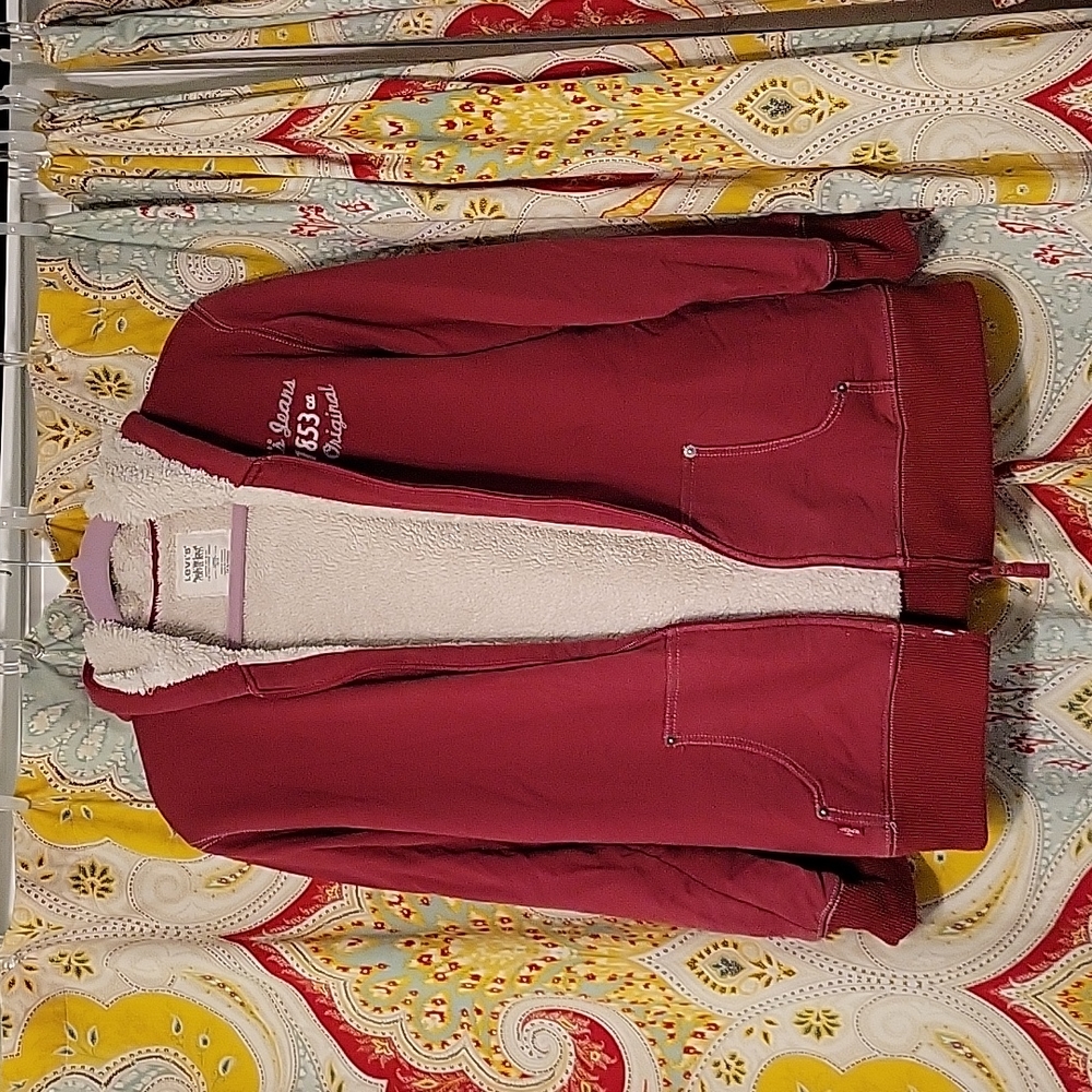My wife's Levi hoodie, fleece lined